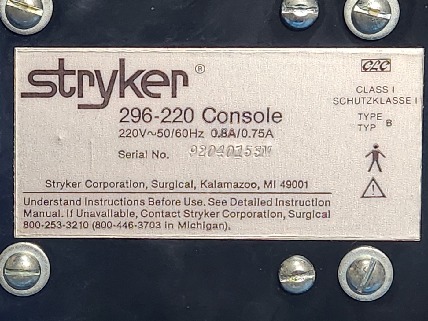 stryker command microElectric System
