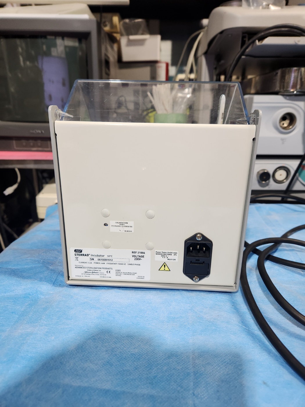 Sterrad ASP Incubator 58 °C