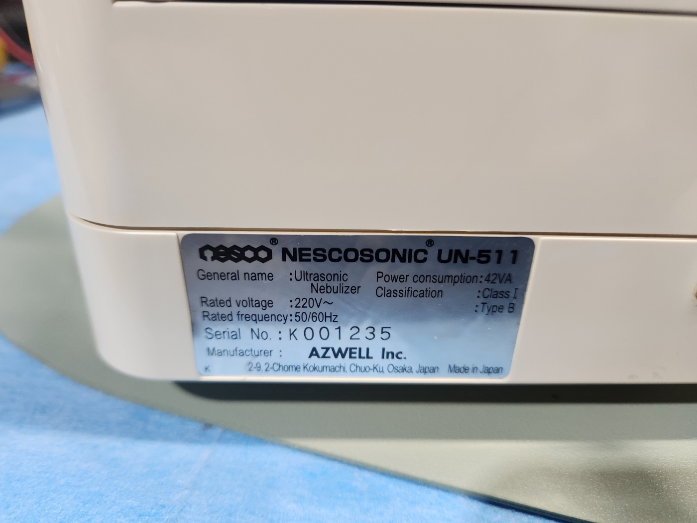 Nebulizer Nescosonic UN -511