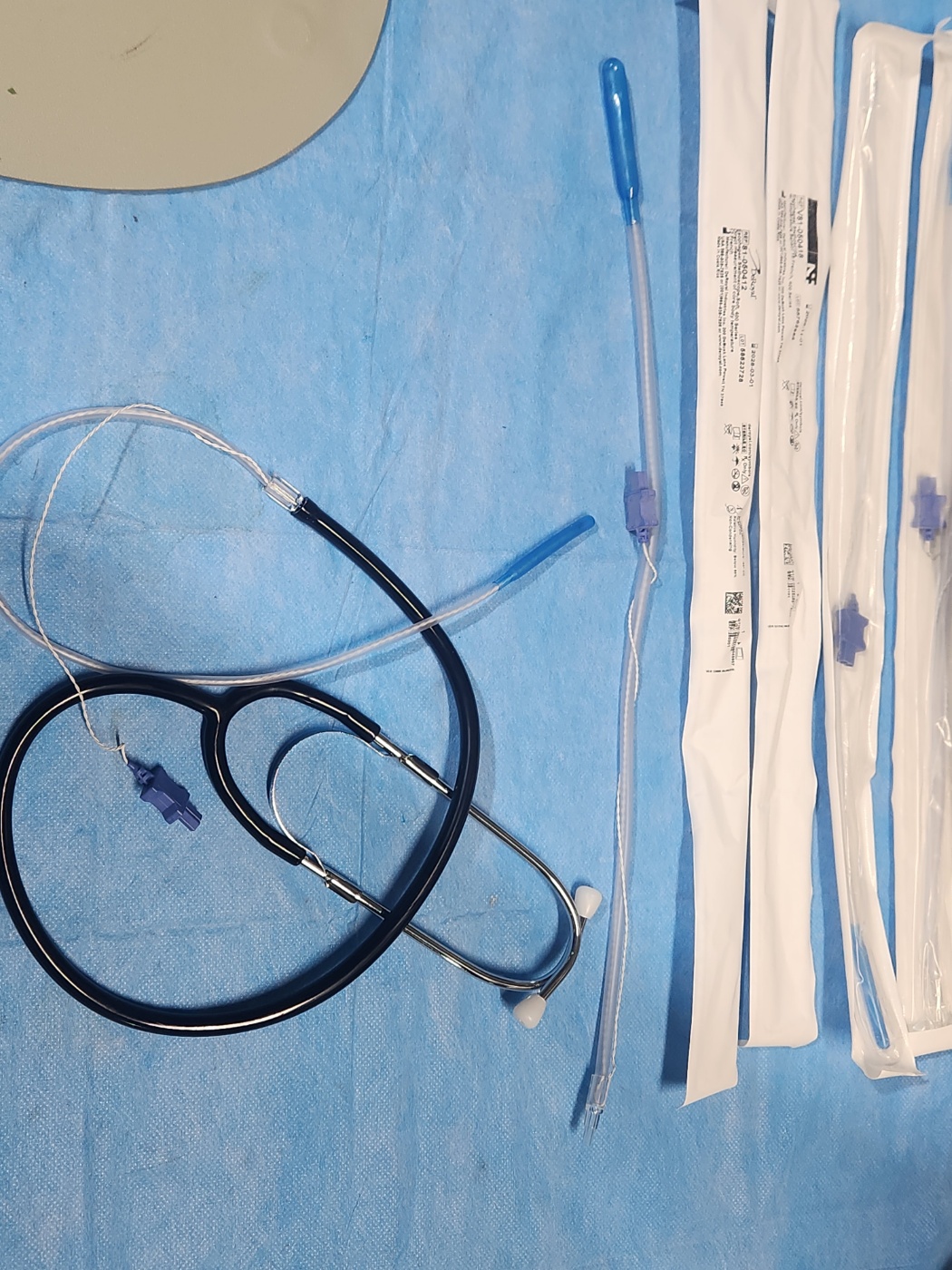 esophageal sound stethoscope  set 식도청진기 세트