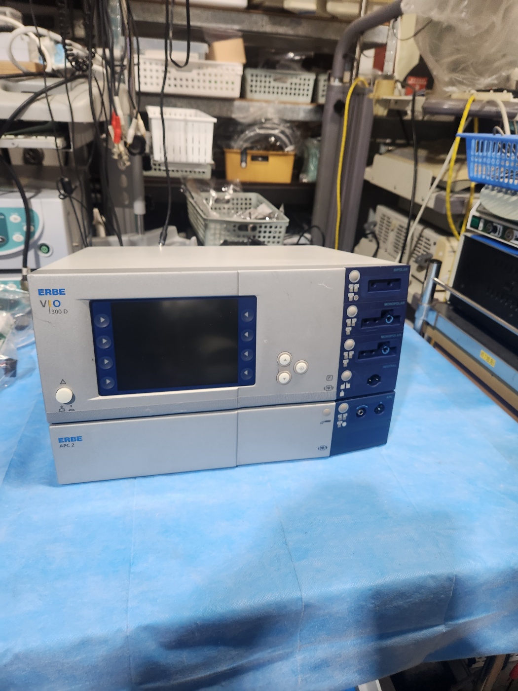 Erbe Vio 300D with APC2 Argon Plasma Coagulator Electrosurgical Unit