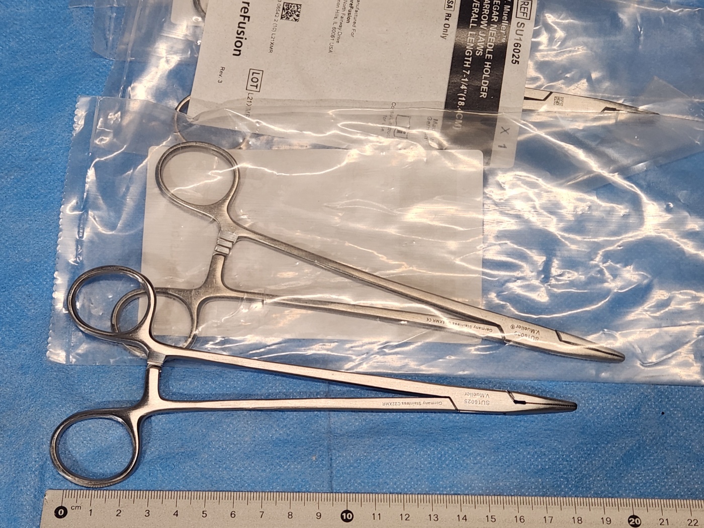 V. Mueller narrow jaws  Hegar Needle Holder