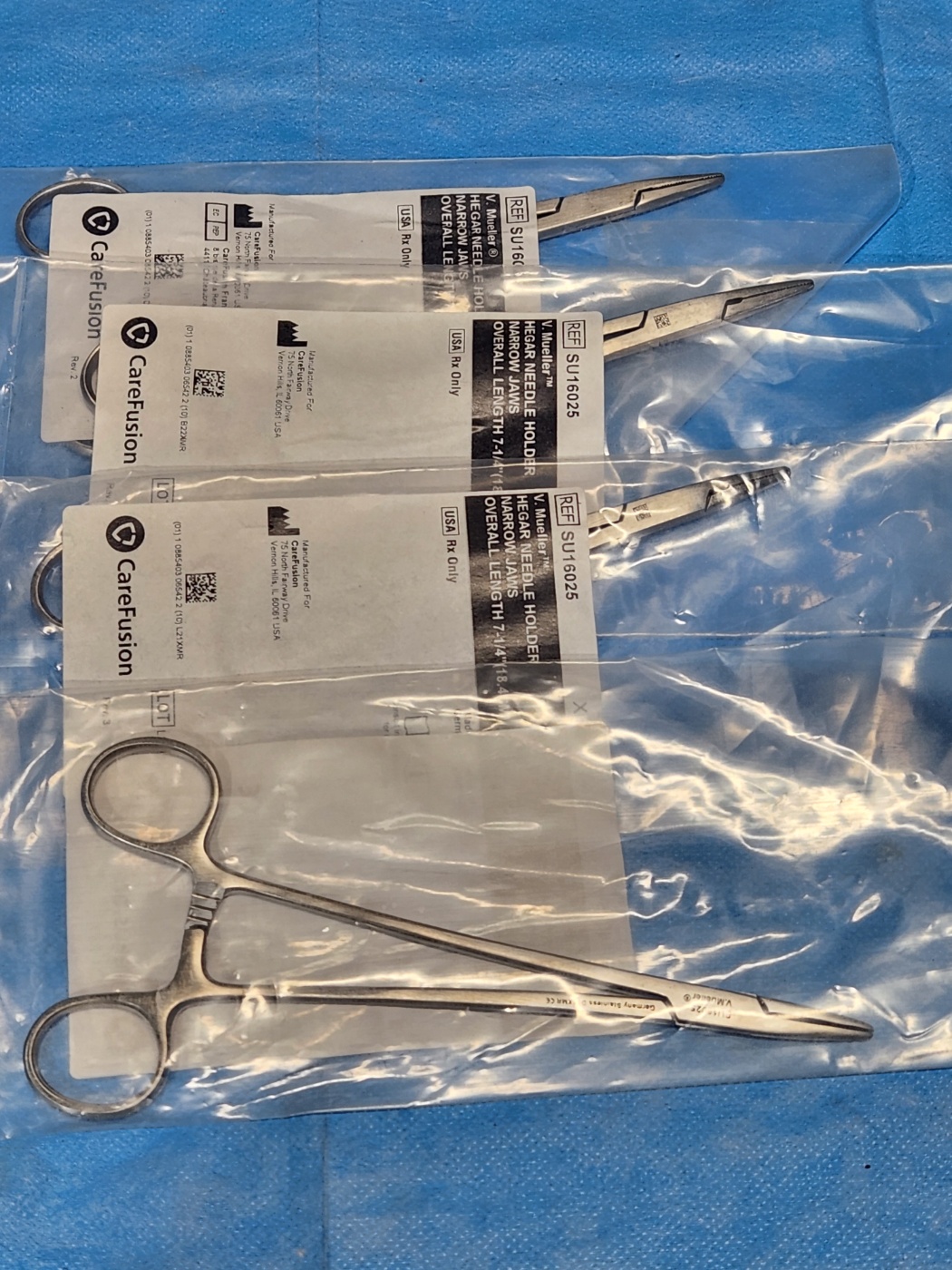 V. Mueller narrow jaws  Hegar Needle Holder