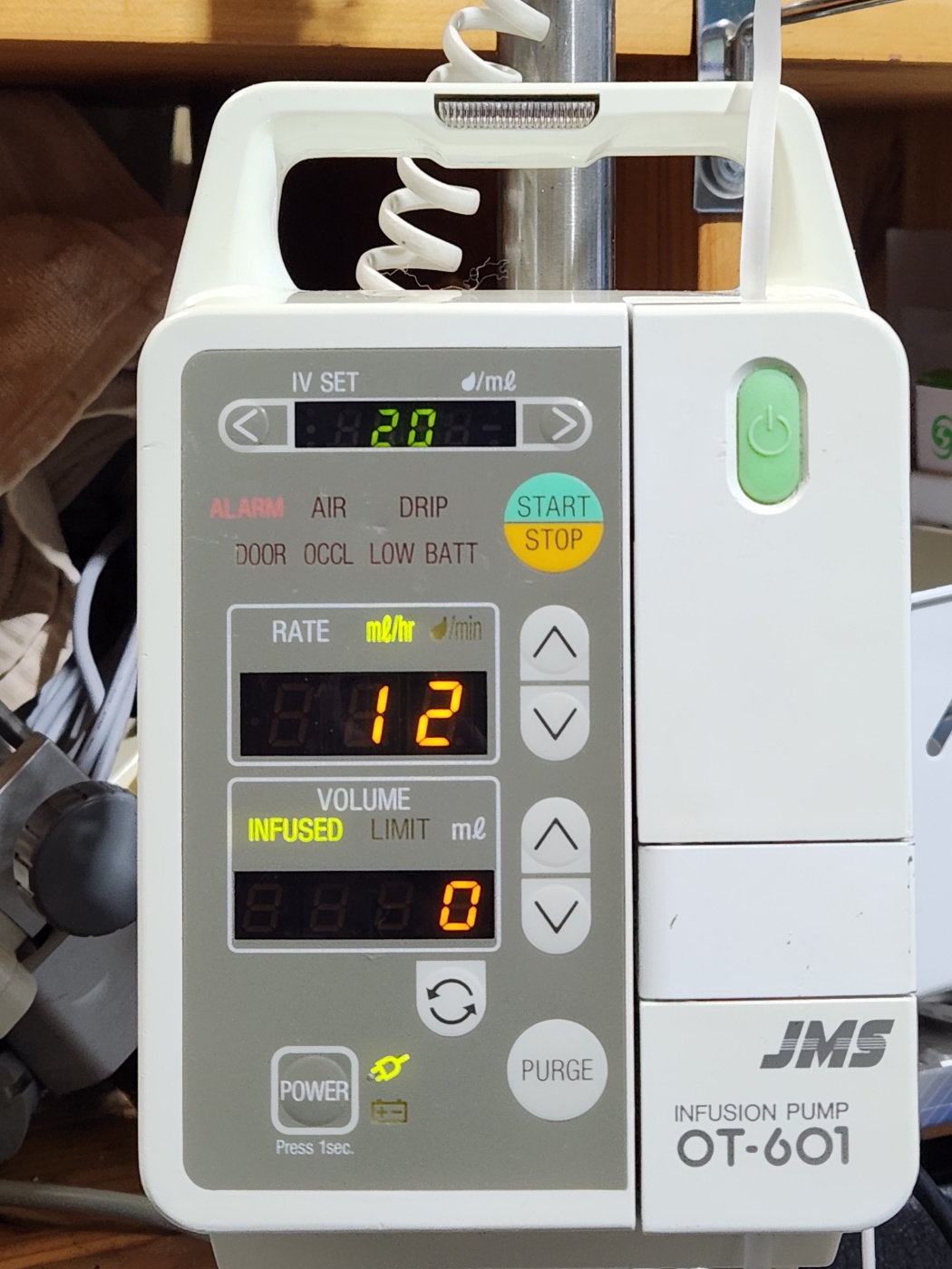 JMS OT 601 infusion pump