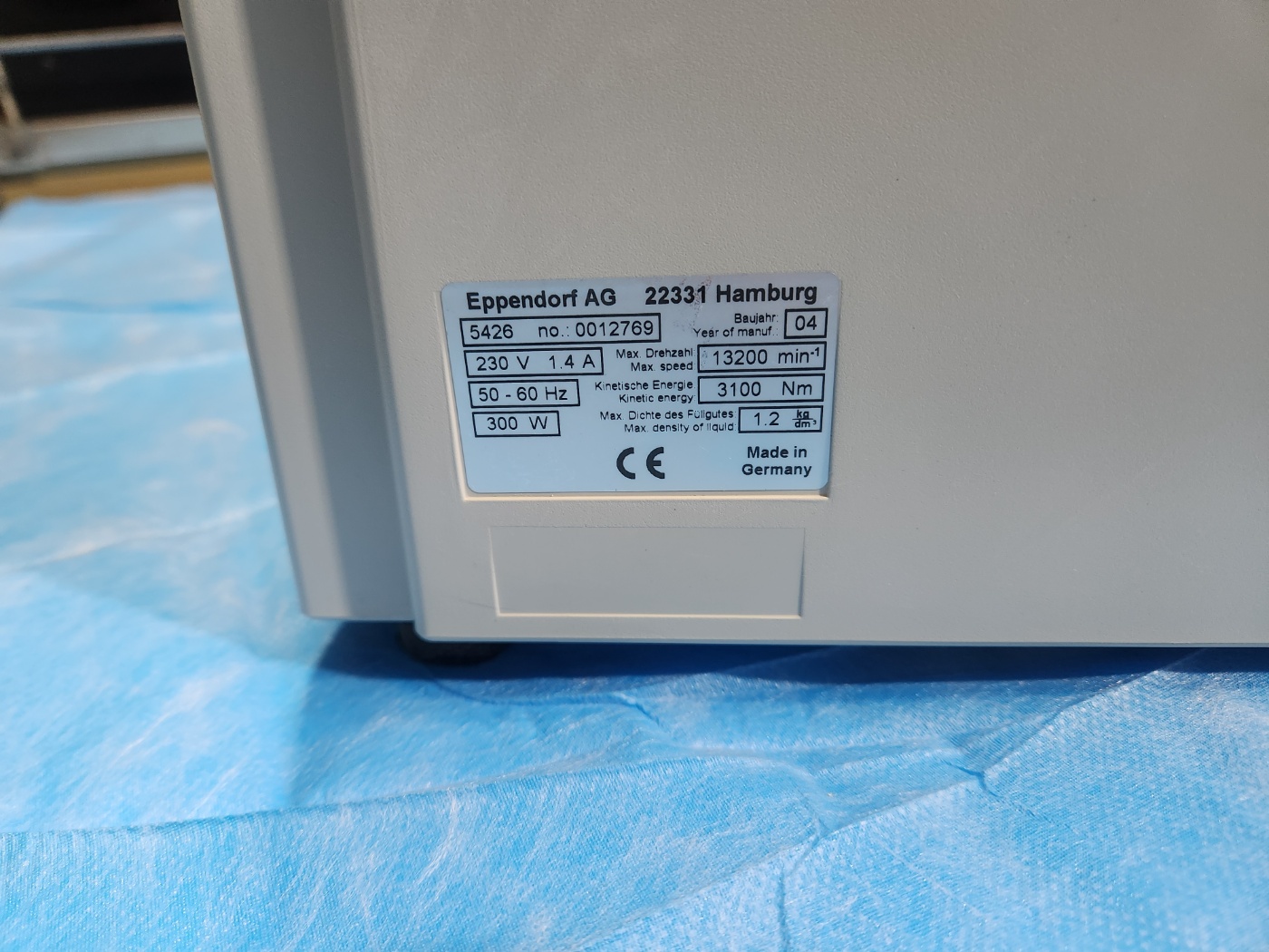 Eppendorf Centrifuge 5415R Refrigerated Centrifuge