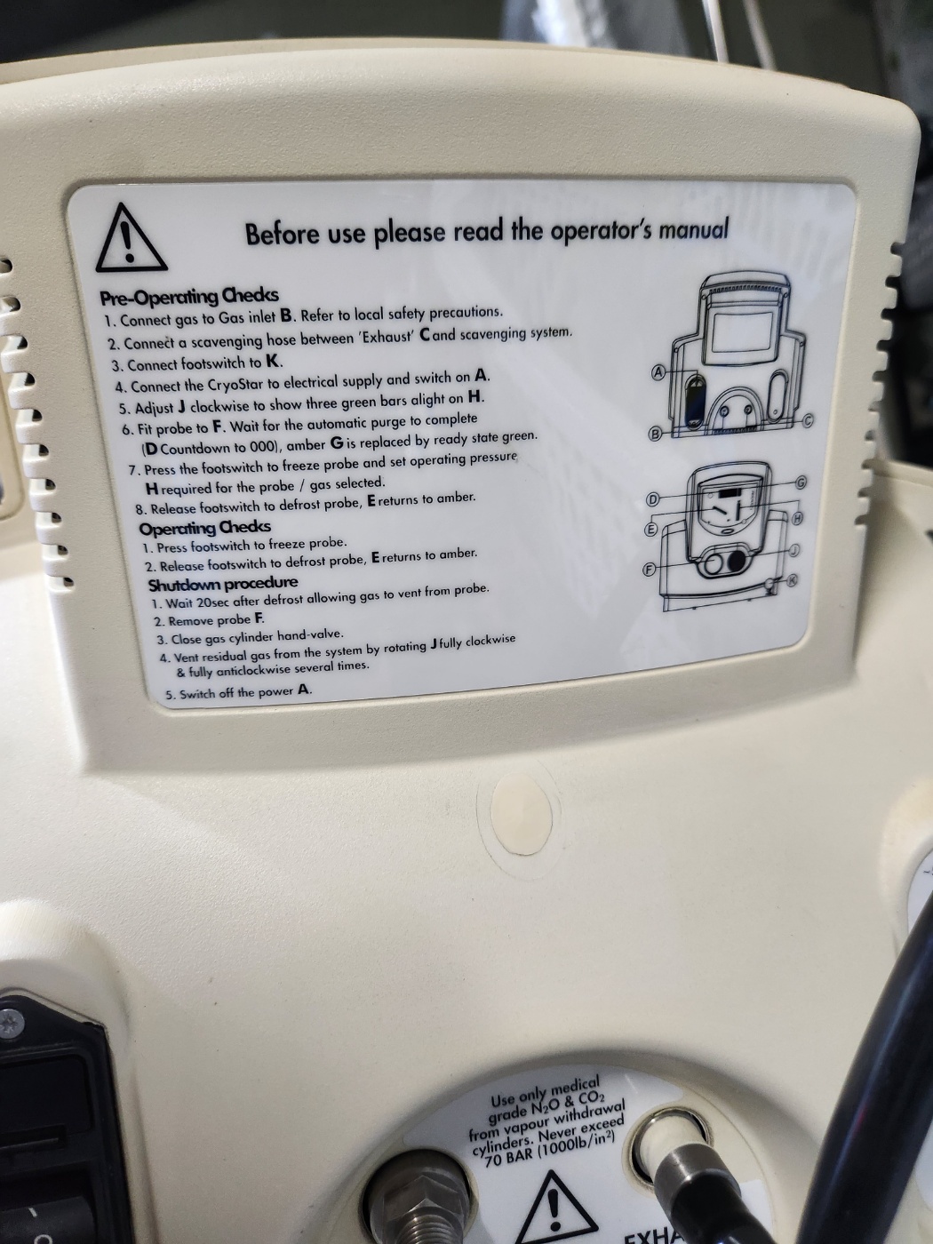 CryoStar Cryosurgical Unit