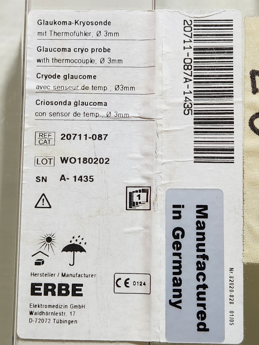 ERBE Erbokryo AE Cryosurgery Unit