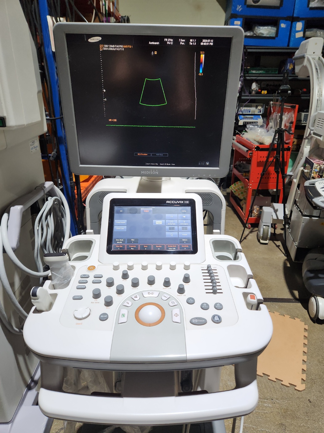 Medison Accuvix XG CV ultrasound machine
