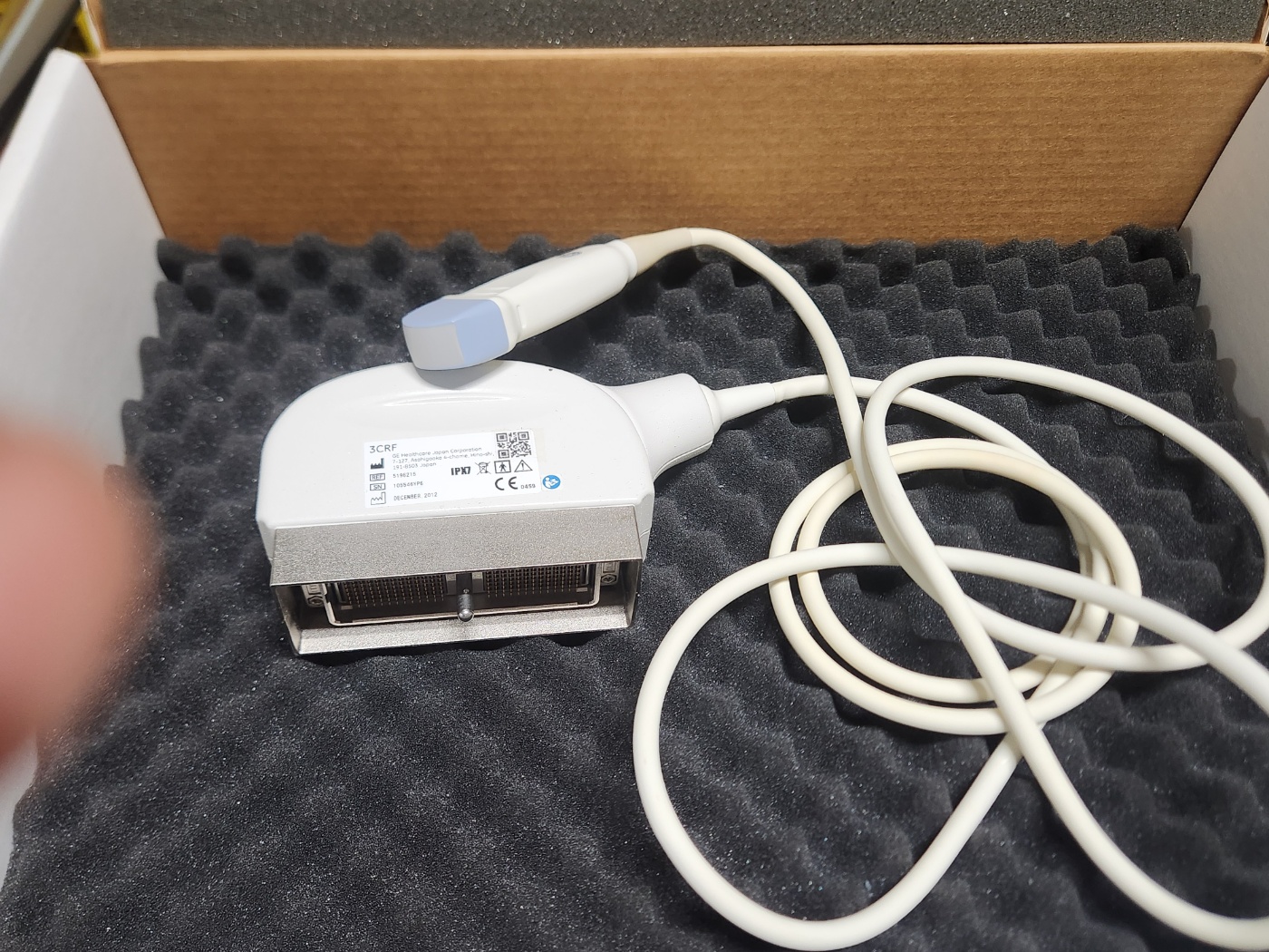 GE 3CRF Curved Array transducer