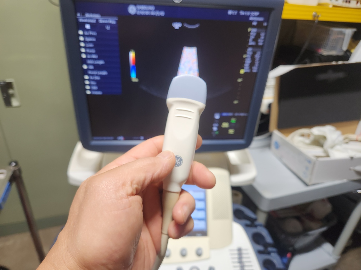 GE 3CRF Curved Array transducer