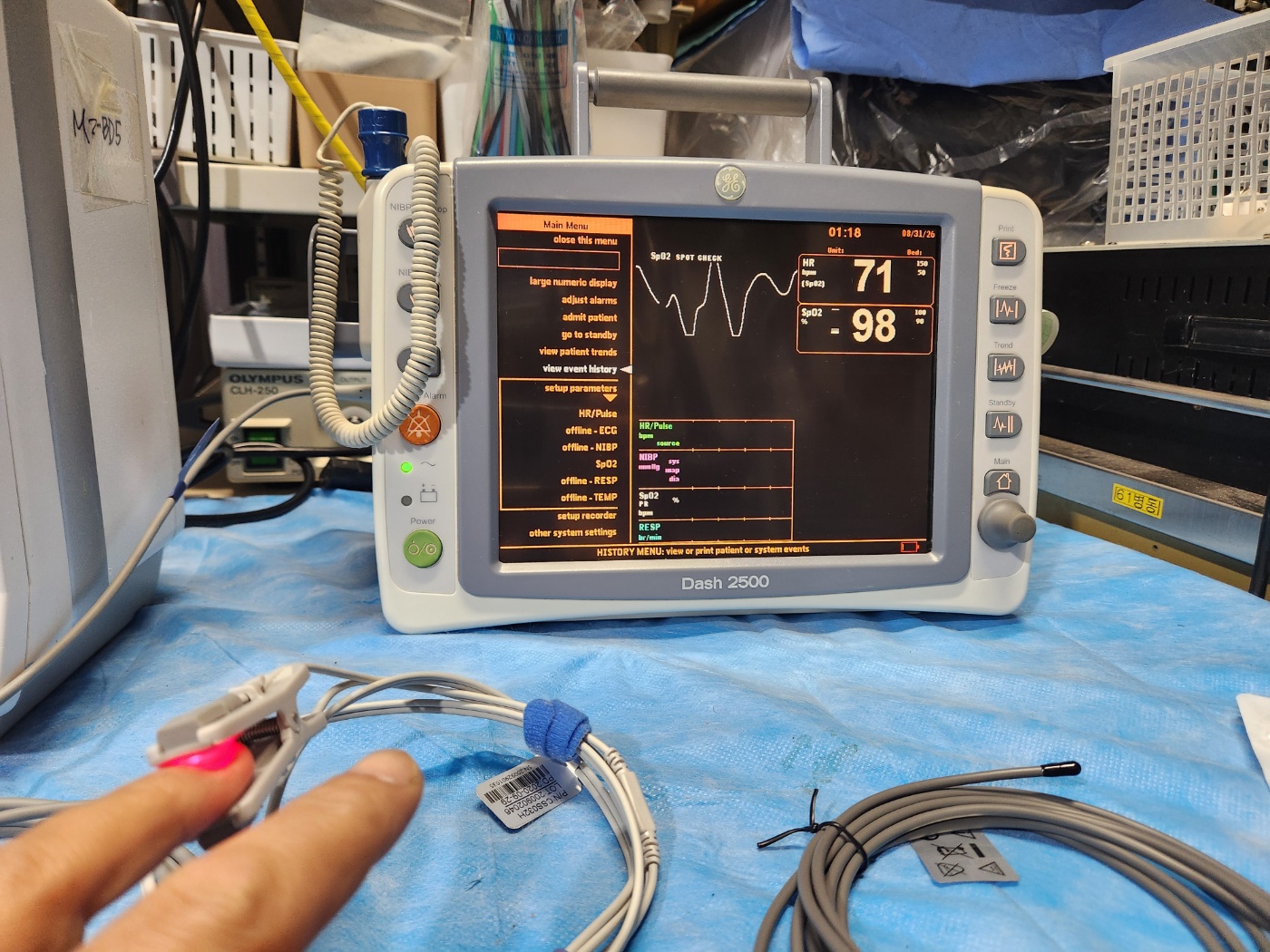 GE SpO2 Sensor